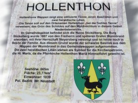 Hollenthon-Wappen (Copyright: Karl Gradwohl), © Wiener Alpen in Niederösterreich - Bad Schönau