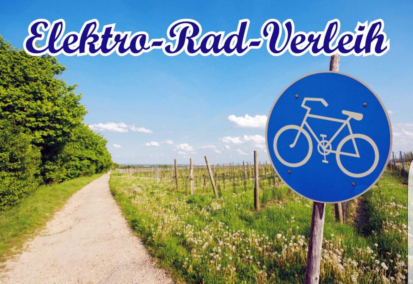 Radel mit dem E-Bike