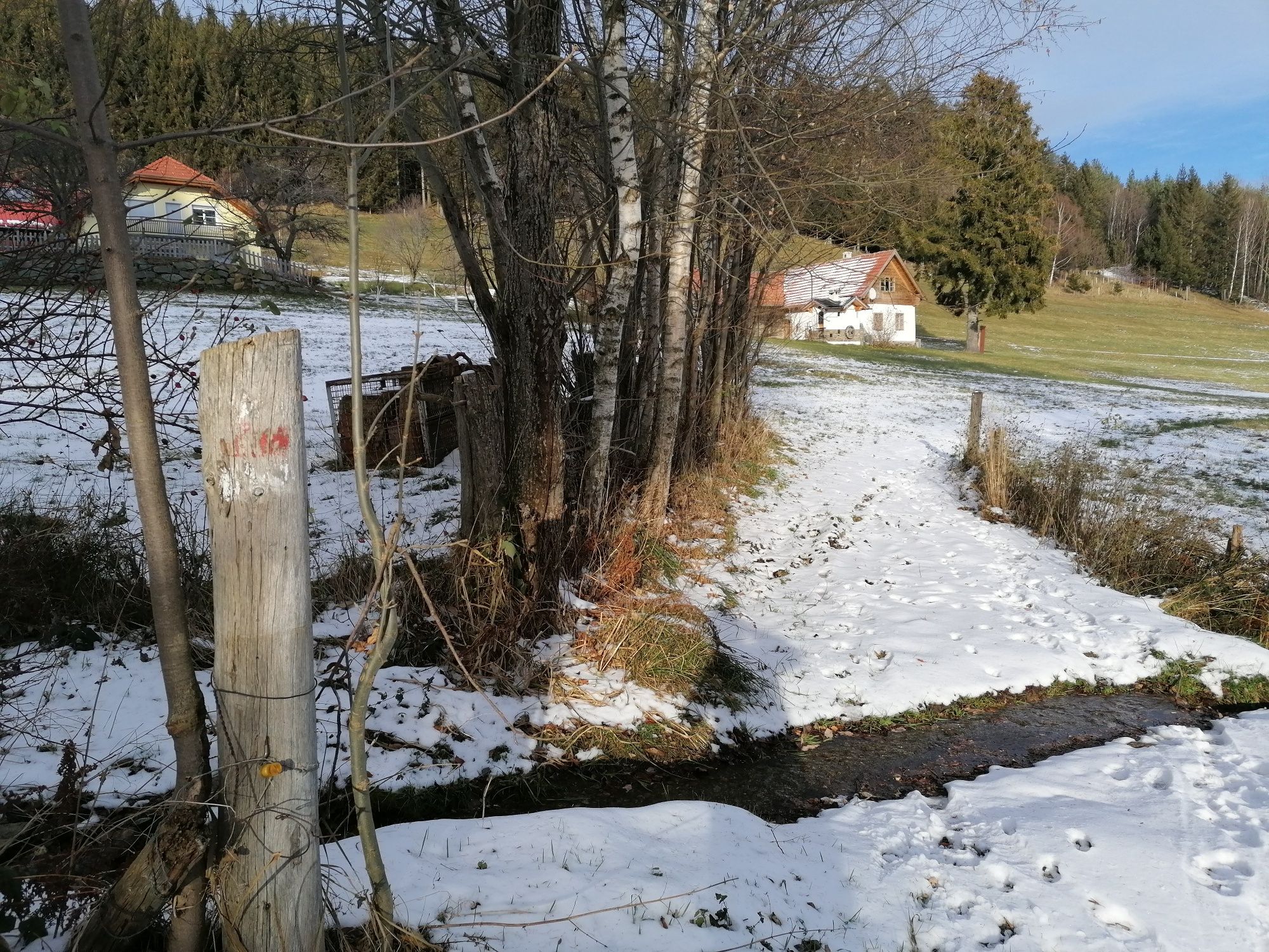 Sonniger Abschnitt nach Unternberg