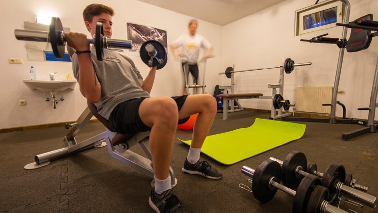 Fitnessraum, &copy; Hotel des Gl&uuml;cks