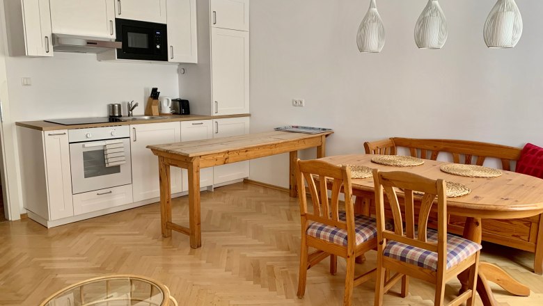 Küche - Deluxe Apartment mit Gartenblick - Top 5, © VP FeWo OG