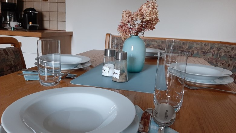 Esstisch, &copy; Fam. Schmid