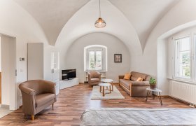 Wohnzimmer, &copy; Ferienwohnung im Kloster