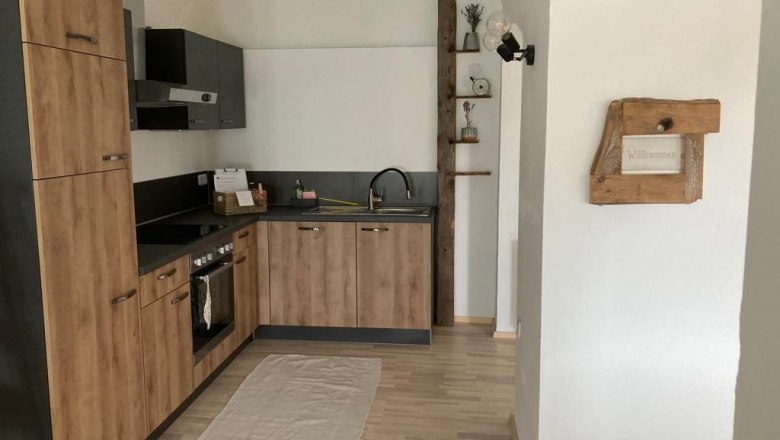 K&uuml;che, &copy; Appartement AltstadtLiebe, Fotograf Birgit Waschka