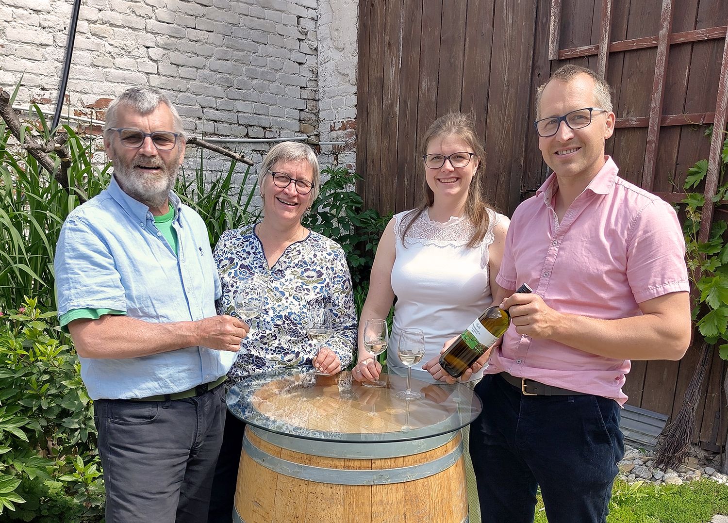 Rudi, Hilde, Maria und Thomas Parth