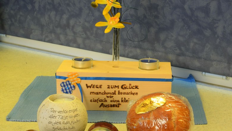 Fewo Willkommensgru&szlig;, &copy; Regina Petric