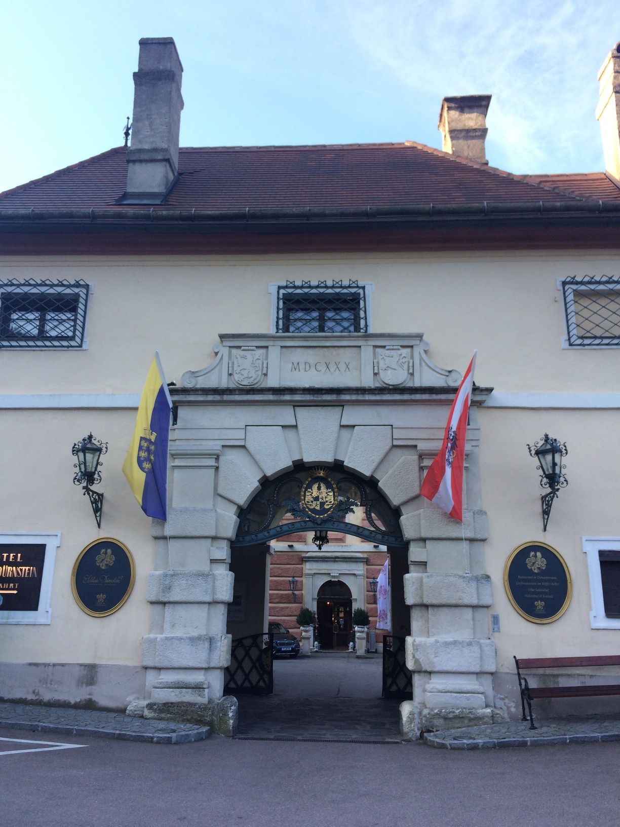 Hotel Schloß Dürnstein Eingang