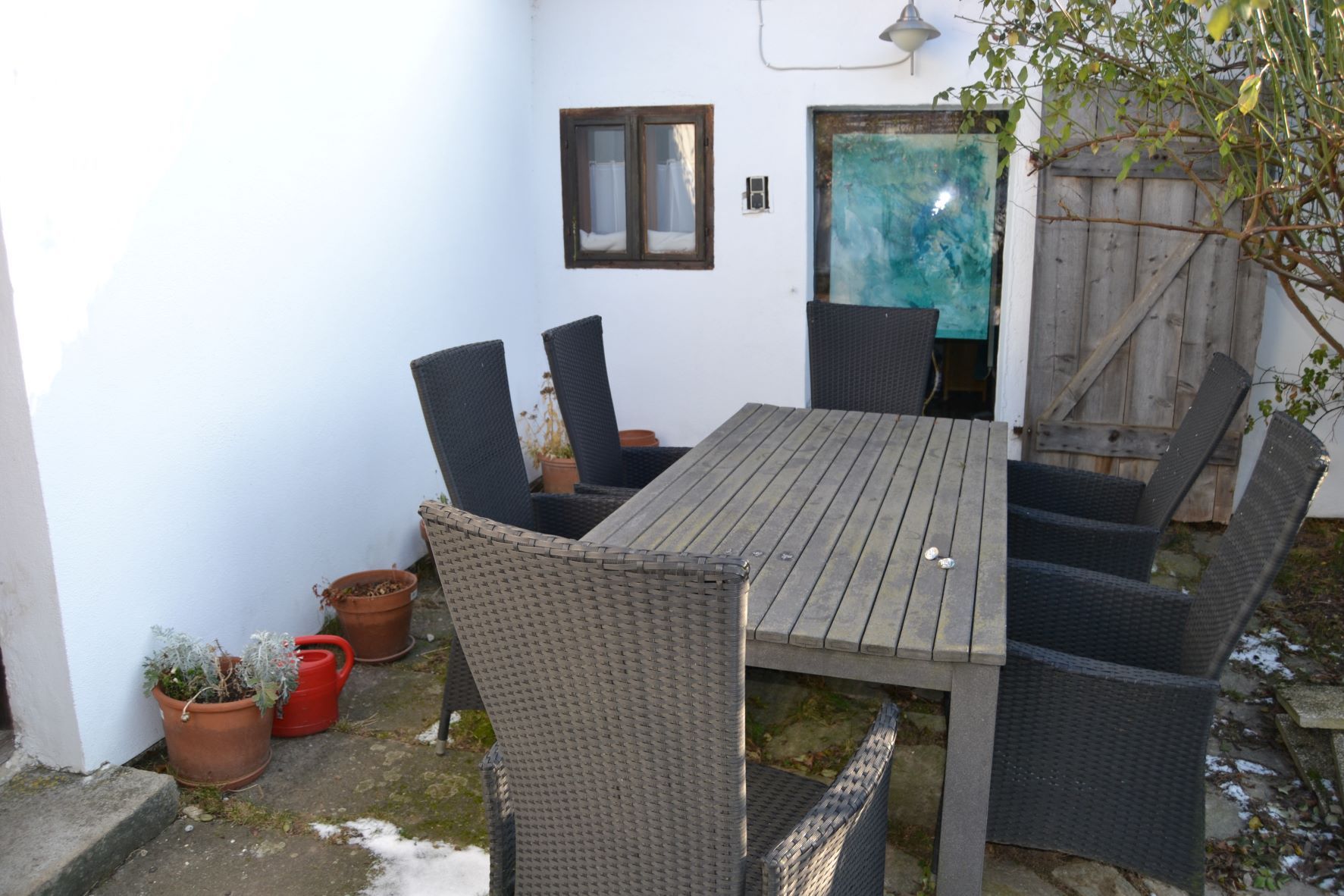 Sitzecke im Garten