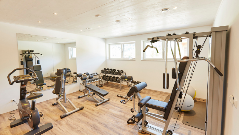 Landhotel Zellerhof Lunz am See - Fitnessraum im Apartmenthaus Bergsee, &copy; Michael Liebert