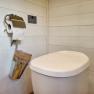 Wasserloses Clesana-WC mit Beutelverschweißung, © Villa to go