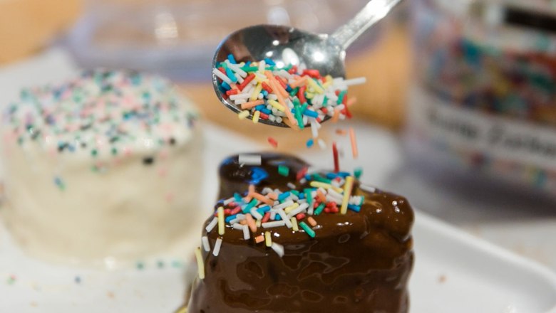 Schwedenbomben Workshop Topping, &copy; Niemetz Schwedenbomben