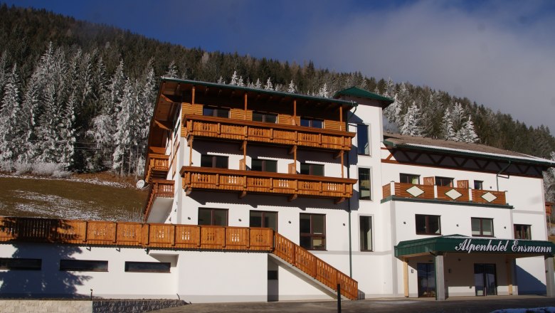 Alpenhotel Ensmann im Rauhreif, &copy; Daniela Kronsteiner