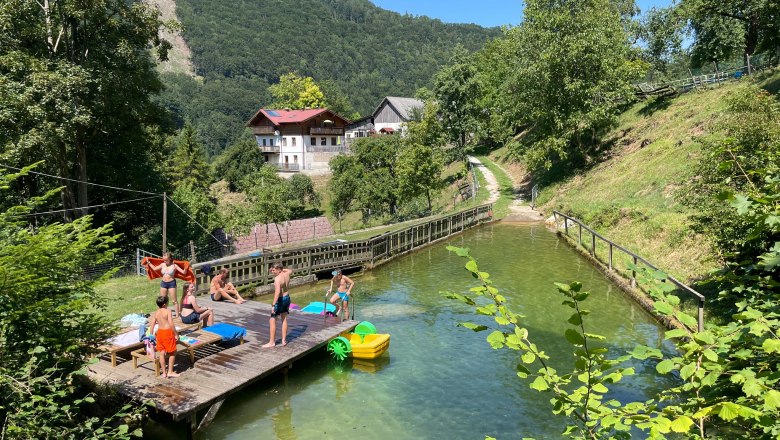 G&auml;stehaus von Teichseite, &copy; Gera S.