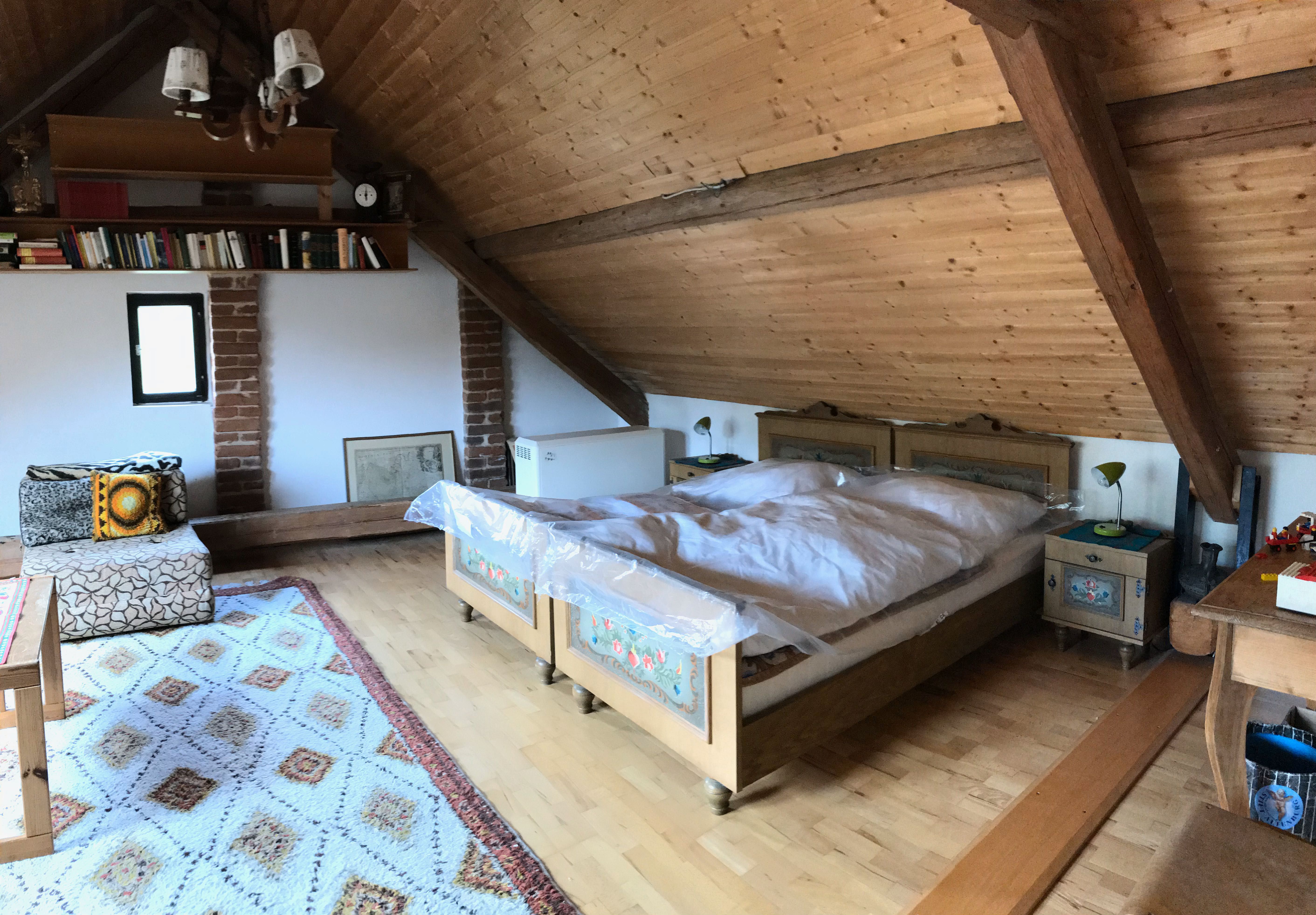 Dachgeschoss - Doppelbett