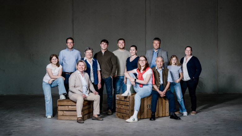 Alle Mitglieder der Familie M&uuml;ller